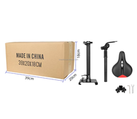 Siège Selle Pliable et Réglable en Hauteur pour Trottinette Électrique Xiaomi M365 Pro Pro2, Siège Rétractable avec Amortisseur