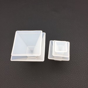 DIY Parlak Orgonit Piramit Epoksi Reçine Kalıp Silikon Dayanıklı Çevre Dostu Mum Takı Döküm El Sanatları için - Product Image 3