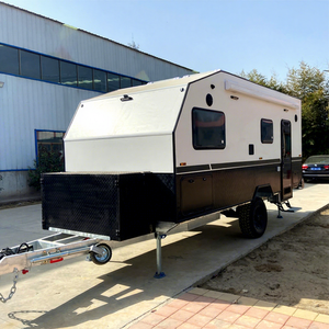 Mini-caravane de voyage Road Mini pour camping-car, moto, VTT/UTV, véhicule de loisirs, 6 couchages, construction en aluminium/acier, 2T - Product Image 1