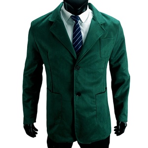 Элитный высококачественный мужской приталенный свадебный костюм: однобортный дышащий деловой пиджак и брюки (комплект) - Product Image 5