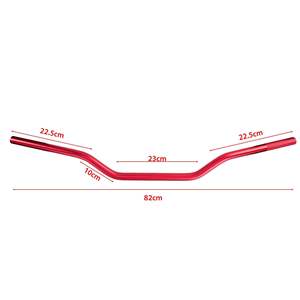 Guidon de moto conique en alliage d'aluminium 6061, ajustement universel, pour conduite tout-terrain - Product Image 2