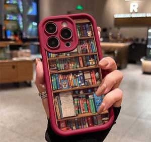 Creatividad Biblioteca Libro Diseño Fundas para teléfonos móviles para iPhone 17 16 Pro 15 14 13 12 11 Pro Max Protección Contraportada - Product Image 3