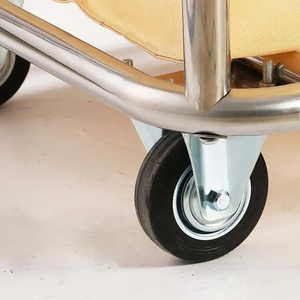 Carro de lino de acero inoxidable, carrito de lavandería de hotel, venta al por mayor - Product Image 5