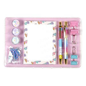Simpatico Set di Cancelleria Pastello per Bambini con Graffette, Penne e Bloc-Notes - Divertenti Accessori Scolastici per la Scrittura e Forniture per <span class=keywords><strong>Ufficio</strong></span> - Product Image 3