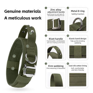 चौड़ाई में 5 सेमी <span class=keywords><strong>2</strong></span> चौड़ाई में भारी भारी विस्फोट-प्रूफ रिवेट्स कुत्ते कॉलर के साथ कुत्ते कॉलर - Product Image 3