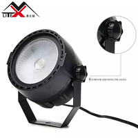 Lampu Sorot LED Club Mini COB Par RGBW 30W UV DMX512 Kontrol Otomatis Master-Slave untuk DJ, Pernikahan, dan Panggung