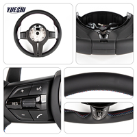 Volant sport en cuir personnalisé pour BMW Série 3 E70 E71 E83 E84 E85 E81 E82 E87 E88 E89 E90 E91 E92 E93