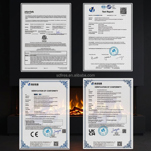 <span class=keywords><strong>Chimenea</strong></span> <span class=keywords><strong>Eléctrica</strong></span> <span class=keywords><strong>Panorámica</strong></span> de 3 Lados con Certificación CE y UKCA, de 33 a 100 Pulgadas, Empotrada en Esquina, con Control Inteligente por WiFi y Llama LED, para Hoteles, Oficinas y Centros Comerciales - Product Image 5