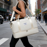 Sac de sport et de voyage 2 pièces personnalisé avec logo, léger, pour la gym, les week-ends, le fitness, les trajets quotidiens et les voyages d'affaires