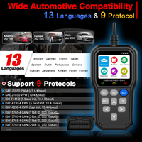 Nuevo lector YM319 herramienta de diagnóstico OBD2 de mano Software de diagnóstico de vehículo esencial para automóviles