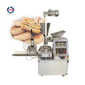 Máquina automática de samosa, Máquina manual para hacer empanadas de carne grande plegable, máquina para hacer baozi
