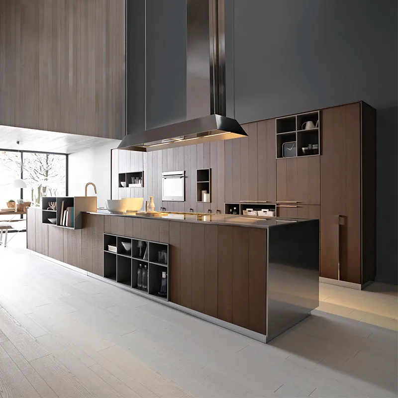 CBMmart Top Quality Smart Kitchen Cupboards High End Of Custom Made Melamine Kitchen Furniture Cabinets