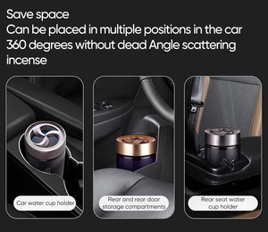 น้ำหอมแบบคลิปติดช่องระบายน้ำหอมปรับอากาศในรถยนต์ที่ใส่ถ้วยน้ำหอมกลิ่นหรูหราโลโก้ออกแบบได้เอง - Product Image 3