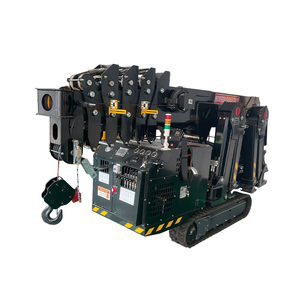 डीजल मिनी क्रॉलर स्पाइडर क्रेन 3t 5t 8t हाइड्रोलिक टेलीस्कोपिक बूम रिमोट कंट्रोल कॉम्पैक्ट लिफ्टिंग उपकरण - Product Image 3