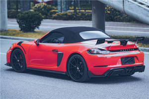 Parachoques de Fibra de Carbono para 718 Boxster con Enganche de Remolque, Estilo Tecat Mejorado - Product Image 3