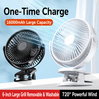 Nouveau ventilateur de bureau portable à clip, silencieux, puissant, pliable et télescopique, mini-ventilateur pour poussette de bébé, utilisation extérieure et étudiante