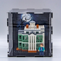 Vitrine en acrylique transparente anti-poussière à montage facile personnalisée pour figurine