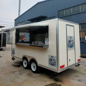 Camion-restaurant BBQ pour hot-dogs avec construction en fibre de verre pour la vente de bonbons et de nourriture de rue - Product Image 5