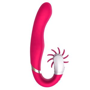 Mainan seks erotis pasangan permainan dewasa wanita klitoris bergetar g-spot berguling lidah rotasi Vagina Dildo <span class=keywords><strong>Vibrator</strong></span> - Product Image 3