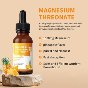 Etiqueta privada OEM/ODM Magnesio L-treonato Suplemento para aliviar el estrés Gota líquida - Product Image 4