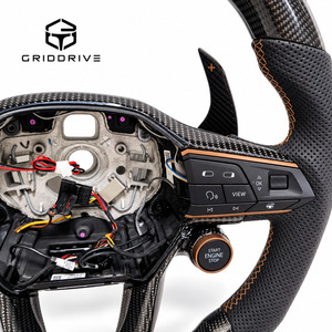 Volante Deportivo Personalizado de Fibra de Carbono Real con LED para <span class=keywords><strong>Cupra</strong></span> <span class=keywords><strong>Leon</strong></span> Tavascan Terramar Formentor Born Ateca - Product Image 6