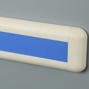 Barrière murale d'hôpital antibactérienne en PVC haute résistance pour protection des chariots médicalisés / fauteuils roulants - Product Image 2