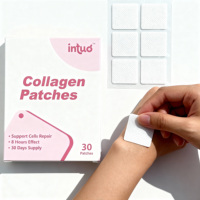 Nouvelle conception 2025, 30 pièces de patchs de collagène personnalisés en tissu non tissé pour suppléments de santé transdermiques