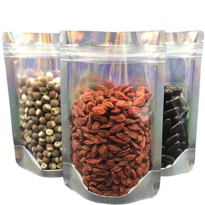 Açılıp kapanabilir Mylar çanta düz folyo şeker saklama çantası açık pencere ısı mühür torbalar gıda depolama için banyo tuzları paket - Product Image 4