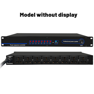 Secuenciador de Alimentación de Audio Profesional Inteligente con Puerto de Carga USB y Enchufes Universales para Rack de Estudio Profesional - Product Image 4