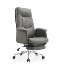 Chaise de bureau en cuir moderne et confortable avec accoudoirs et dossier 37731-1180A 37731-1181A 37731-6901A - Product Image 2