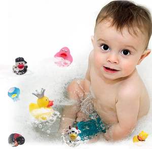 Paperelle di Gomma per il Bagno, Confezione da 150 Pezzi, Galleggianti per Bambini 0-24 Mesi, Giocattoli da Spiaggia, 50 Varietà, Ideali per Feste e Compleanni - Product Image 3