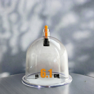 Ensemble de ventouses en plastique individuelles pour thérapie Hijama avec pot à vide pour le corps, certifié CE, garantie 1 an - Product Image 2