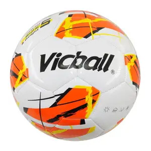 Match training balls articoli sportivi stampa personalizzata pvc cucito a macchina promozione pallone da calcio taglia 5 calcio