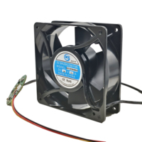 Ventilateur de refroidissement tout métal 120 mm DC 24 V 11000 tr/min, autoportant, ODM, résistant aux hautes températures (150 °C) pour chauffe-eau solaire