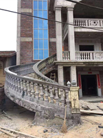 Moule de rampe d'escalier en béton coulé en place