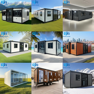 An Ninh Đúc Sẵn 20ft 40ft Mở Rộng Nhà Hai Phòng Ngủ Xây Dựng Sẵn Container Nhà Với Bánh <span class=keywords><strong>Sandwich</strong></span> Bảng Điều Khiển Cho Granny Phẳng - Product Image 6