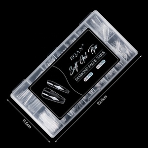 BQAN, personalizable, Simple, <span class=keywords><strong>decorado</strong></span>, cubierta completa, puntas de <span class=keywords><strong>uñas</strong></span>, <span class=keywords><strong>uñas</strong></span> acrílicas transparentes para niñas, prensa en <span class=keywords><strong>uñas</strong></span> postizas hechas a mano - Product Image 5