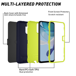 Clip de Cinturón Defender con Protección de Pantalla Resistente y Robusta para la Funda del Teléfono Celular Motorola <span class=keywords><strong>G</strong></span> Play 5G 2024 - Product Image 4