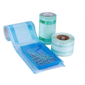 Rouleau de sacs de stérilisation thermosoudés tridimensionnels pour stérilisation dentaire EO, emballage de qualité médicale - Product Image 1