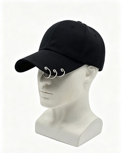 Casquette de baseball ajustable à 6 panneaux pour hommes et femmes, casquette <span class=keywords><strong>snapback</strong></span> à visière incurvée, style hip-hop, en tissu noir, rose, blanc – Fournisseur - Product Image 1