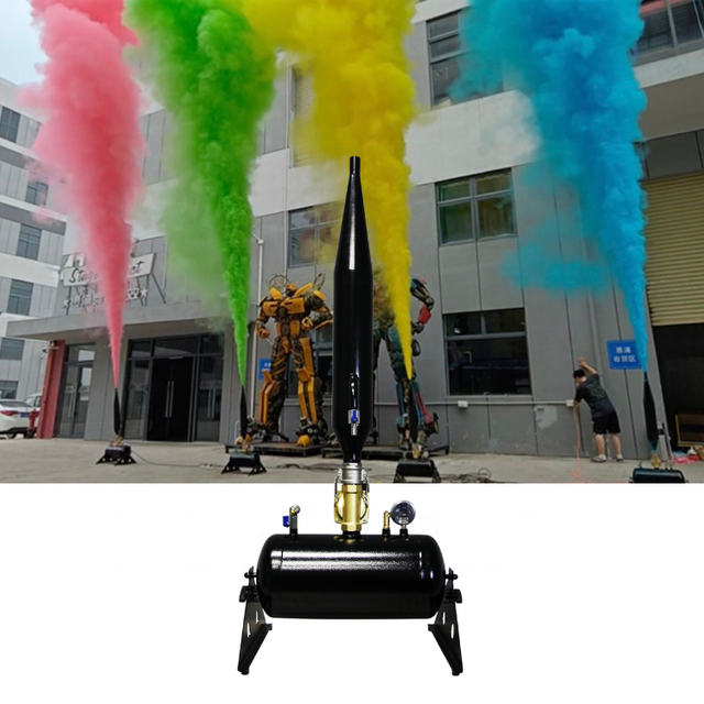 4 -in -1 Water Confetti Streamer Powder Cannon Machine for Stadium Baby Gender Reveal Stage Show Music Festival Wedding Party