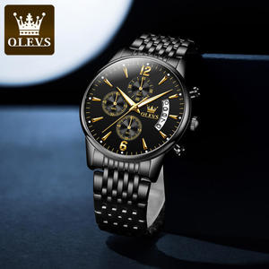 Reloj de Cuarzo 2867 OEM Personalizado, Resistente al Agua, con Calendario, para Hombre, en Acero Inoxidable, Gran Venta - Product Image 3