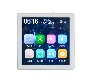 4 Inch Home Theater System 3inch Ceiling Speaker Surround <strong>Sound</strong> Multi-Room Audio Touch Screen <strong>Bluetooth</strong> In-Wall Amplifier - Product Image 2