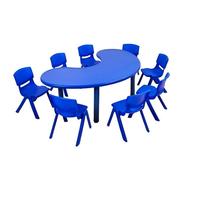 Meubles pour enfants, table en forme de U pour garderie, école, école maternelle, ensemble table et chaise pour enfants