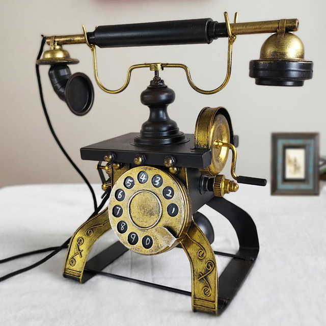 Antique Old Style Telephone for Decor Products