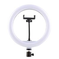 Anneau lumineux LED à température de couleur réglable, 3 modes, lampe de beauté à intensité variable avec support pour diffusion en direct, selfie, photographie, maquillage