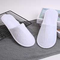 Pantoufles jetables en polaire corail pour hommes, vente en gros d'usine, pour hôtels, spas et salons de beauté
