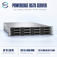 Serveur rack Dell PowerEdge R570 2U haute performance à processeur unique avec processeur Intel Xeon, DNS, MySQL, Nginx, Linux, Windows