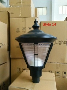 Lampadaire solaire LED d'extérieur 2700K blanc chaud IP66, corps en fer, abat-jour en verre, AC 220V, montage encastré, détecteur de mouvement - Product Image 4
