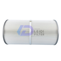 Cartouche filtrante haute précision pour la capture de la poussière industrielle PM2.5, filtration ultra-fine de 0,1 µm, prix direct usine